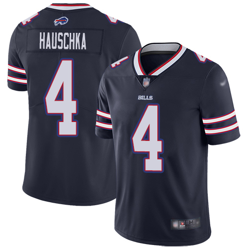 Men Buffalo Bills #4 Stephen Hauschka Limited Navy Blue Inverted Legend NFL Jersey